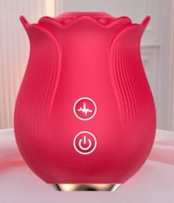 Rose Pro+  Air pulse Vibrator RED.