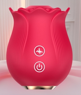Rose Pro+  Air pulse Vibrator RED.