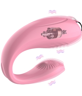 Amber U-Shaped Couples Vibrator