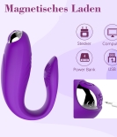 Amber U-Shaped Couples Vibrator