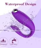 Amber U-Shaped Couples Vibrator