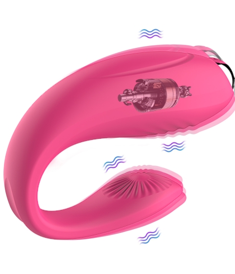 Amber U-Shaped Couples Vibrator