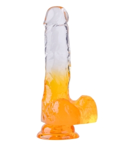 Stim Dildo with Balls(S)34*150MM