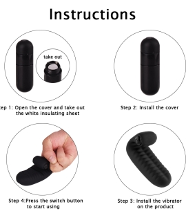 Aurora Finger Sleeve Vibrator.