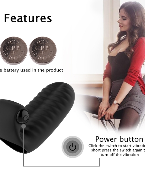 Aurora Finger Sleeve Vibrator.