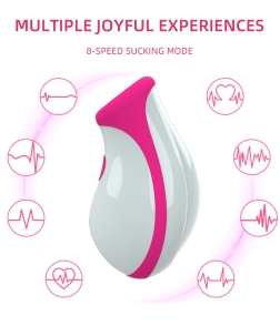 White Swan 2in1 Clitoral Sucking Vibrator