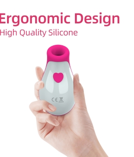 White Swan 2in1 Clitoral Sucking Vibrator