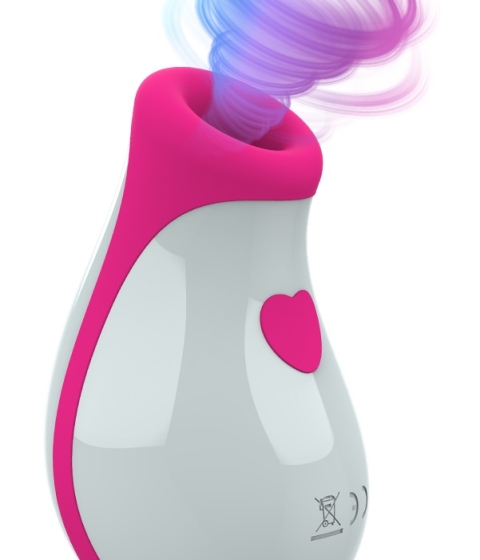 White Swan 2in1 Clitoral Sucking Vibrator