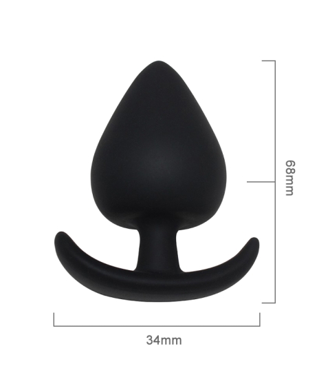 Cane Silicone Butt Plug (M)68mm