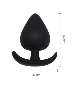 Brad Silicone Butt Plug (L)80mm