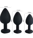 Heart Shaped Silicone butt plug (S)70mm