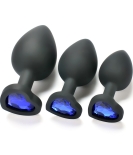 Heart Shaped Silicone butt plug (S)70mm