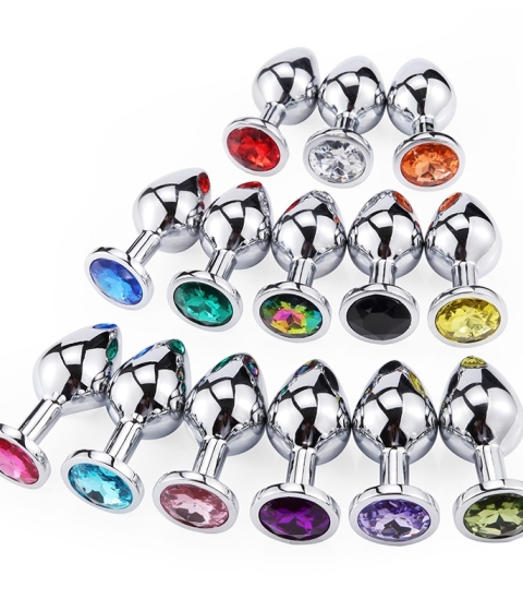 Aluminum Alloy butt plug (M)80mm