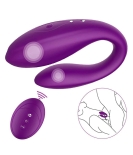 U Shaped Remote Couples Vibrator
