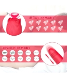 Fantasy Thrusting Rose Vibrator