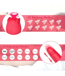 Fantasy Thrusting Rose Vibrator