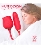 Fantasy Thrusting Rose Vibrator