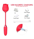 Fantasy Thrusting Rose Vibrator