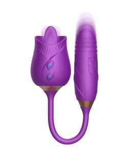 Bodylicious Thrusting Rose Vibrator